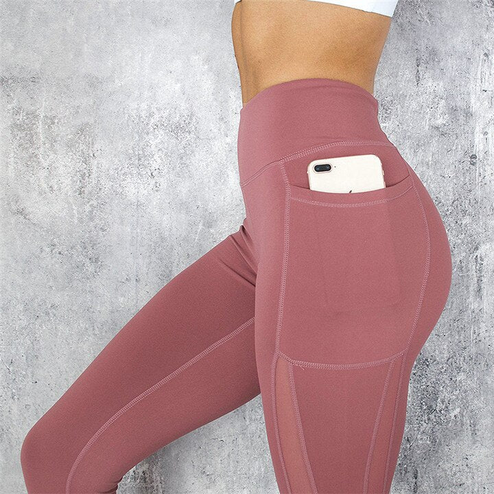 Legging Fitness Cintura Alta com Bolso